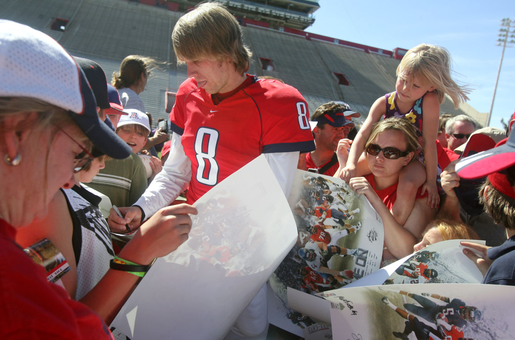 University of Arizona quarterback Nick Foles